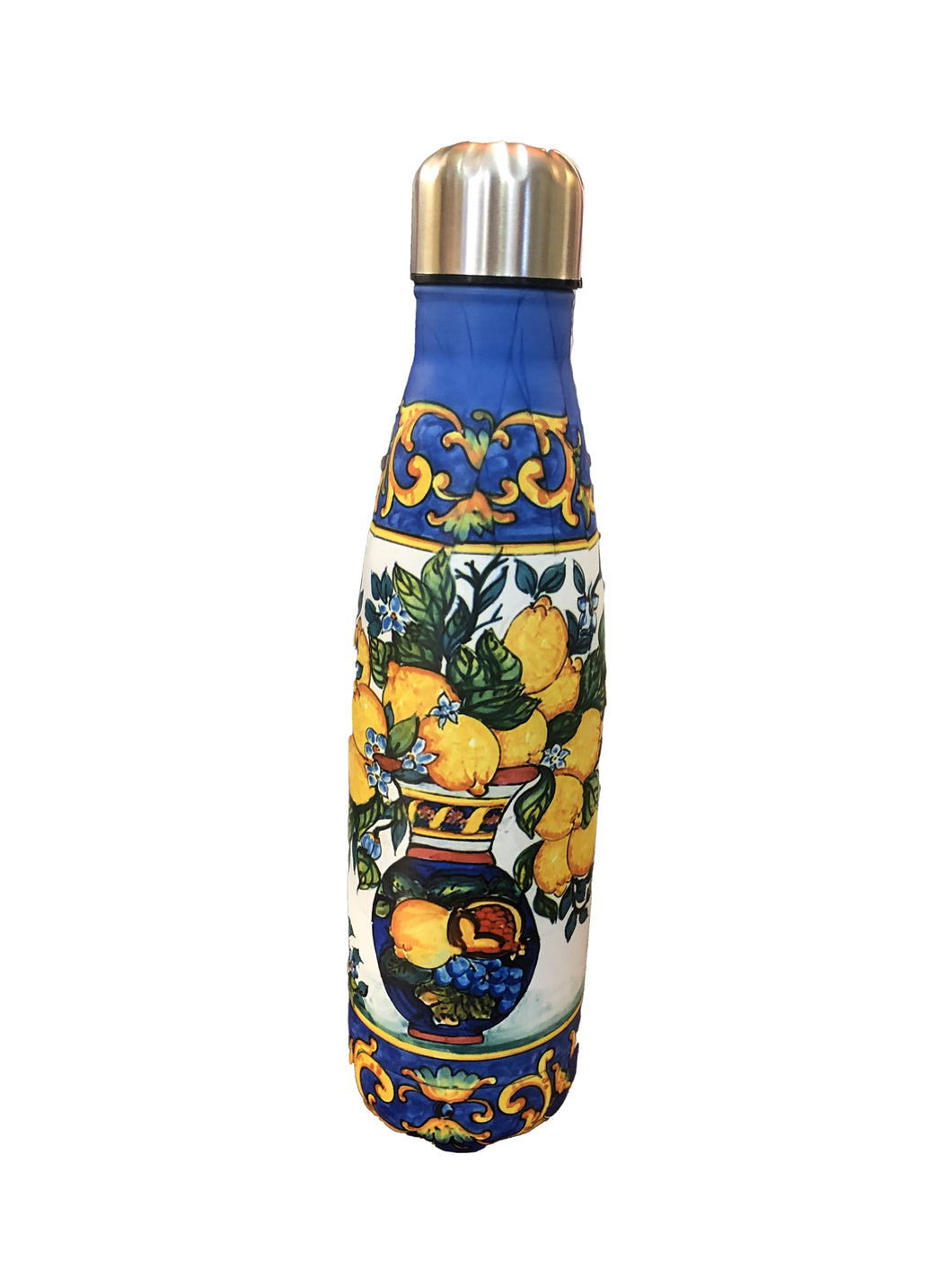 Borraccia termica con fantasia di Sicilia 500 ML in 3 diverse colorazioni