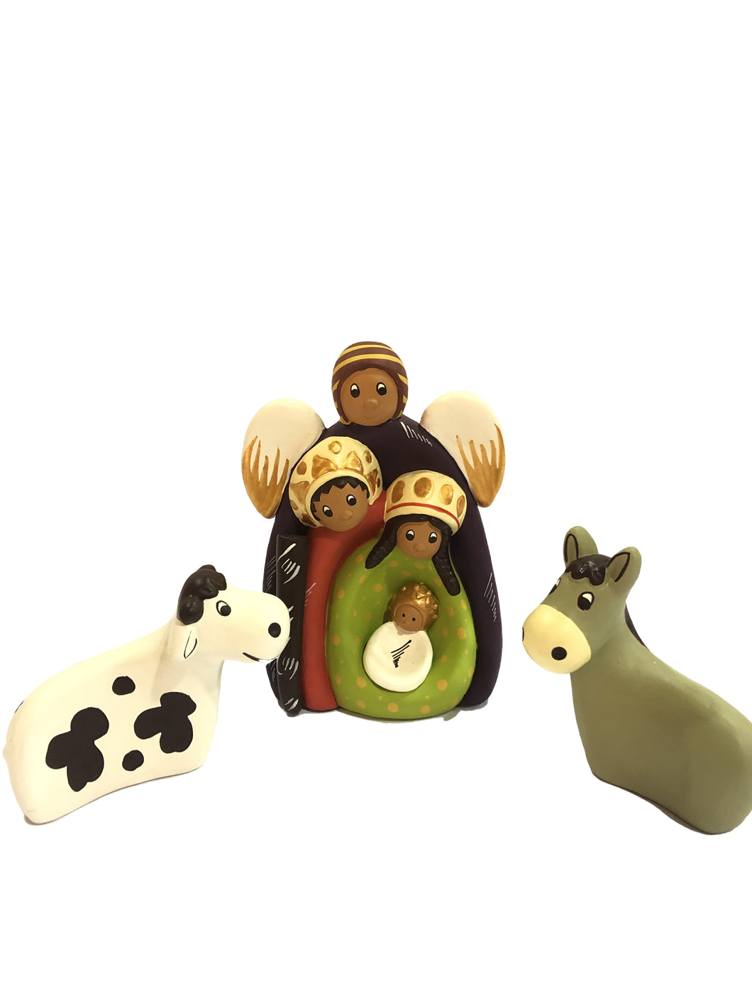 Presepe Peruviano con angelo custode