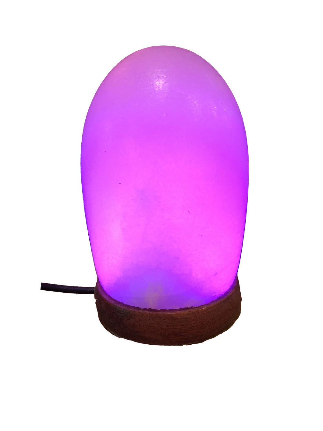 Lampada di sale himalayano originale con cavo usb cambia colore