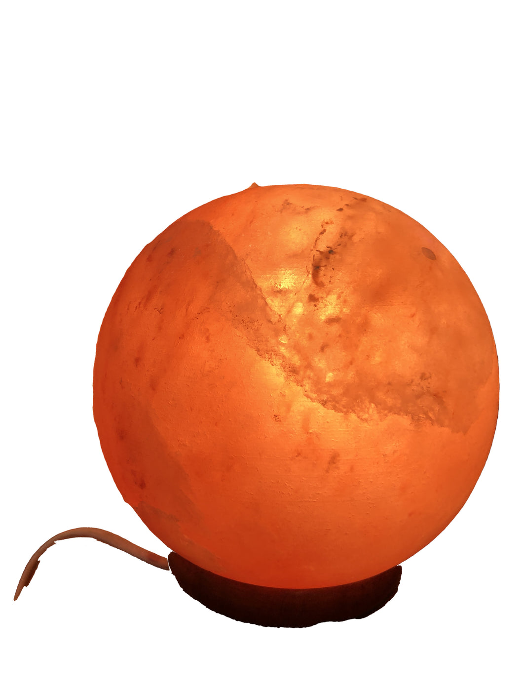 Lampada di sale himalayano originale a forma sferica