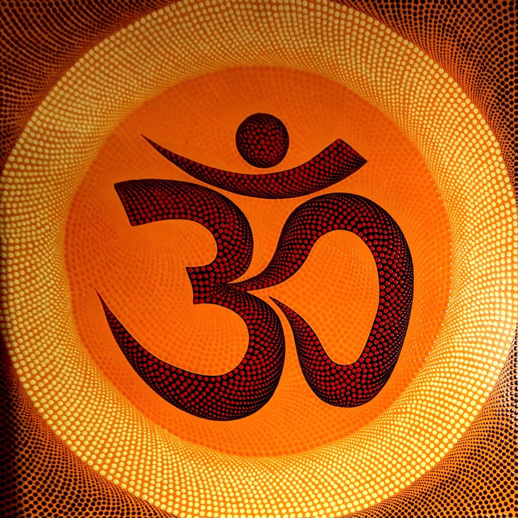 Quadro Ohm arancione e giallo