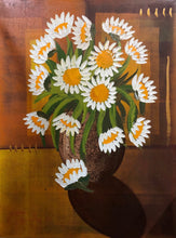 Carica l&#39;immagine nel visualizzatore di Gallery, Quadro vaso con margherite bianche
