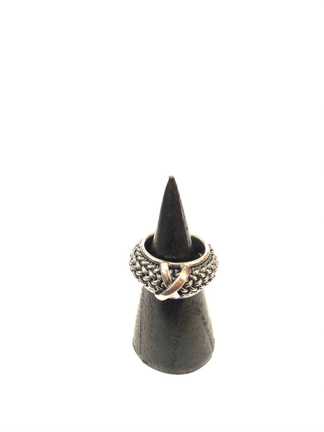 Anelli in argento 925 con X in cinque diverse misure