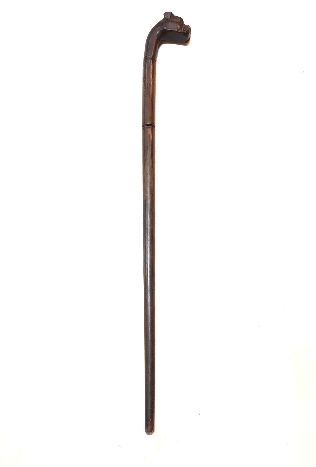 Bastone etnico con cane