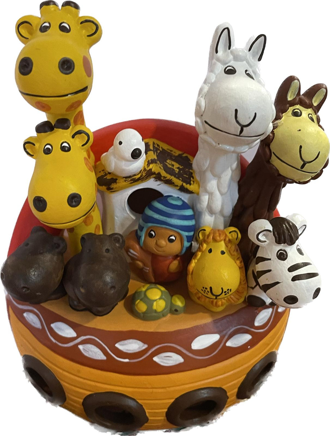 Presepe peruviano Arca di Noè