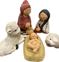 Carica l&#39;immagine nel visualizzatore di Gallery, Presepe peruviano gigante con tappetino incluso
