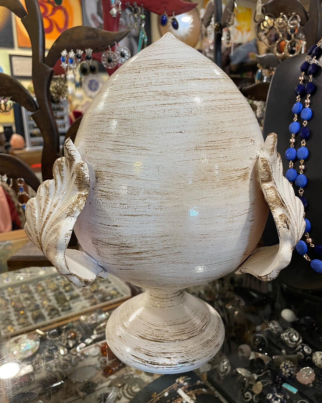 Pumo in ceramica pugliese effetto opaco e striato